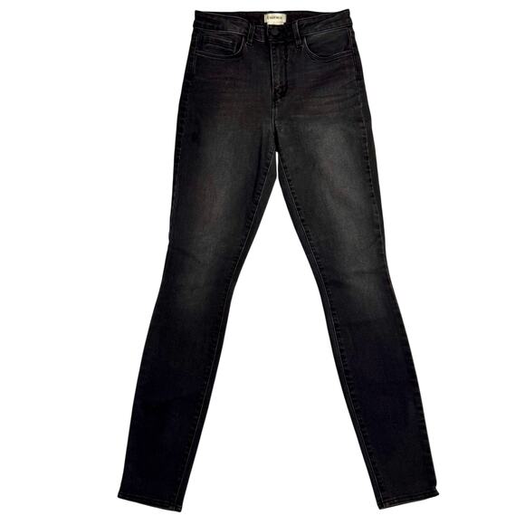 L'AGENCE Marguerite High-Rise Skinny Jeans Women’s Size 27 Dark Stretch Denim - Picture 2 of 16